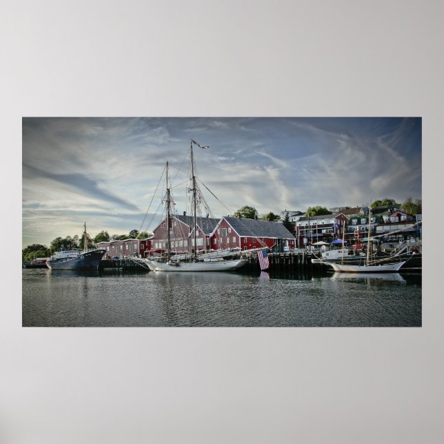 Lunenburg Harbor, NS fine art print (Front)