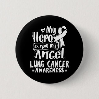 Lung Cancer 6 Cm Round Badge