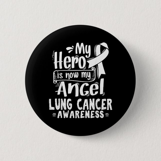 Lung Cancer 6 Cm Round Badge (Front)