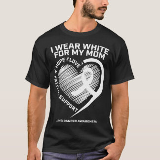 Lung Cancer Awareness Gifts Mum Men Women Lung Can T-Shirt