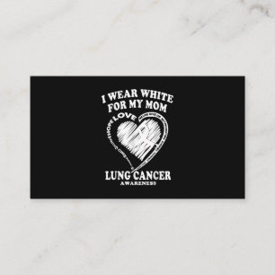 Lung Cancer Awareness - I Wear White For My Mum.pn Enclosure Card