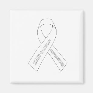 lung cancer Awareness Ribbon Magnet
