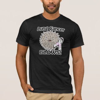 Lung Cancer Blows Awareness Design T-Shirt
