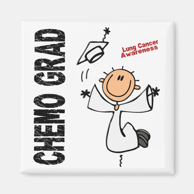 Lung Cancer CHEMO GRAD 1 Magnet (Front)