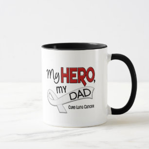 Lung Cancer MY HERO MY DAD 42 Mug