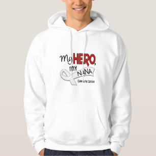 Lung Cancer MY HERO MY NANA 42 Hoodie