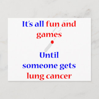 Lung Cancer Postcard