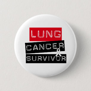 Lung Cancer Survivor 6 Cm Round Badge