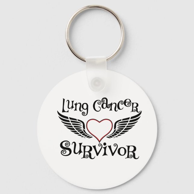 Lung Cancer Survivor Key Ring (Front)
