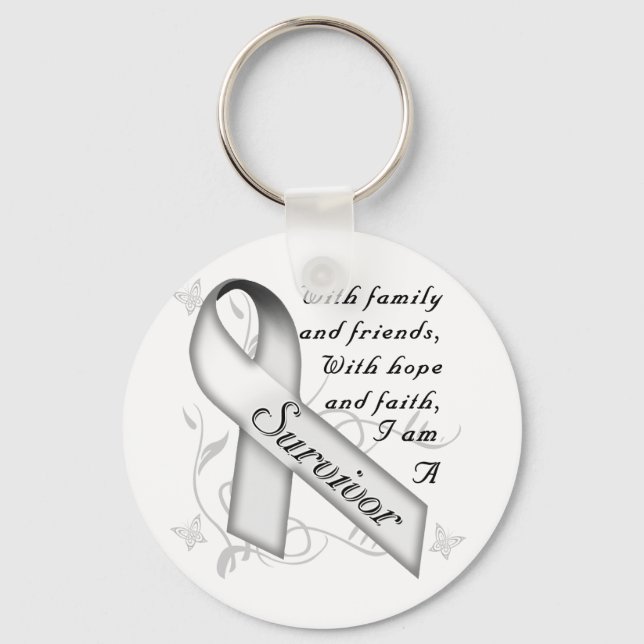 Lung Cancer Survivor Key Ring (Front)