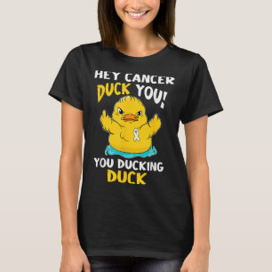 Lung Cancer Warrior Duck Design Together T-Shirt