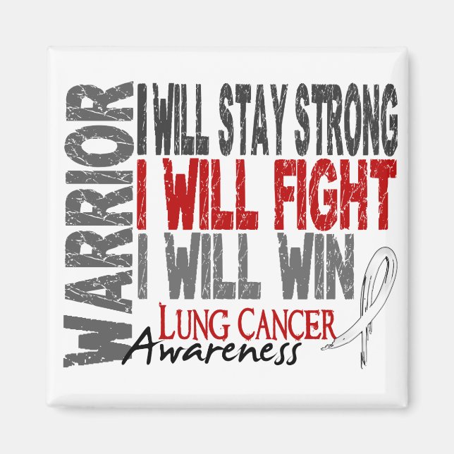 Lung Cancer Warrior Magnet (Front)