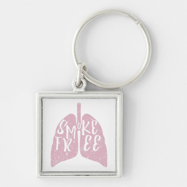 Lung Health Smoke Free Key Ring (Front)