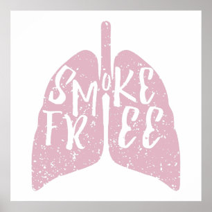 Lung Health Smoke Free Poster