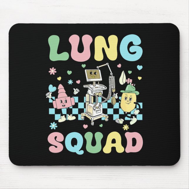 Lung Squad Rt Nurse Easter  Mouse Pad (Front)