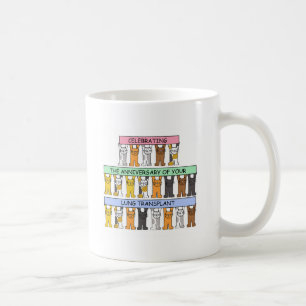 Lung Transplant Anniversary Congratulations. Coffee Mug