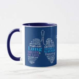 Lung Transplant Survivor Personalised Coffee Mug