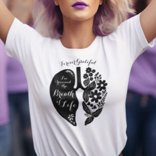 Lung Transplant Wildflower Breath of Life  T-Shirt