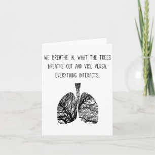 Lung Tree Air Breathe Breathing Photosynthesis Tre Card