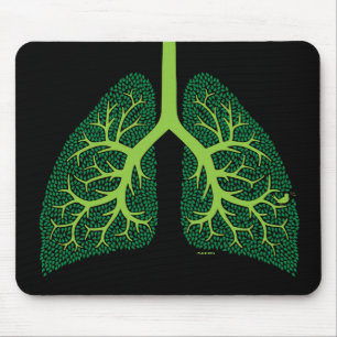 Lung Tree Mouse Pad