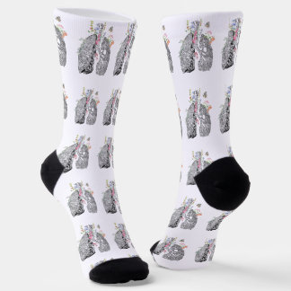 Lungs Art Socks