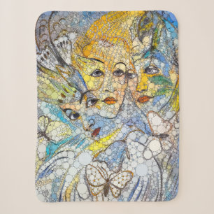 Lunis, Infinity Dots by After Francis Picabia Sherpa Blanket