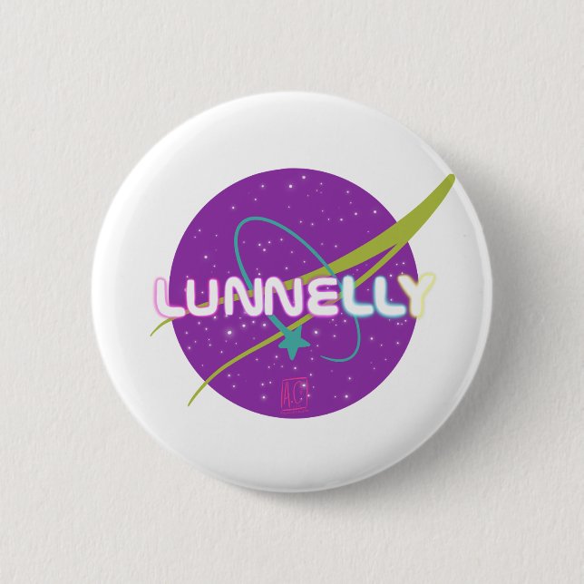 Lunnelly Space - AC 6 Cm Round Badge (Front)