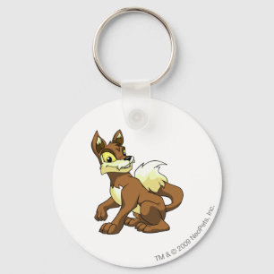Lupe Brown Key Ring