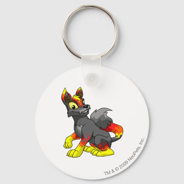 Lupe Fire Key Ring (Front)