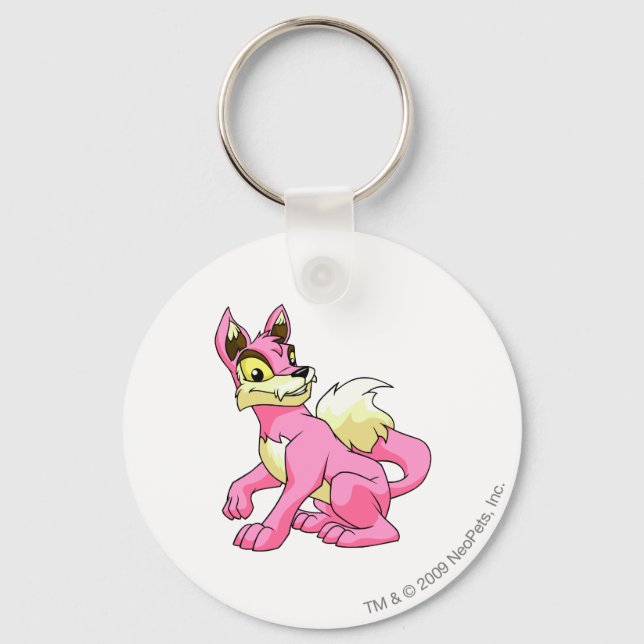 Lupe Pink Key Ring (Front)