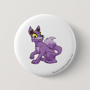 Lupe Purple 6 Cm Round Badge