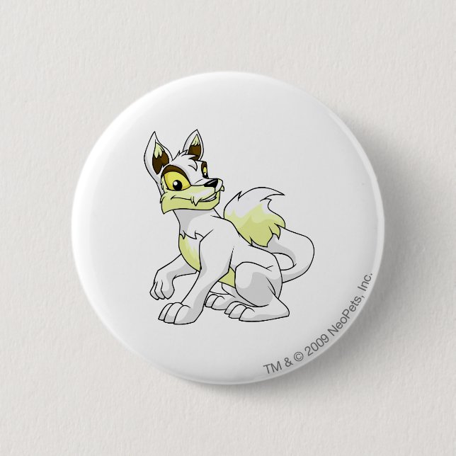 Lupe White 6 Cm Round Badge (Front)