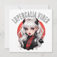 Lupercalia Vibes Gothic Demon Girl Valentine's Day