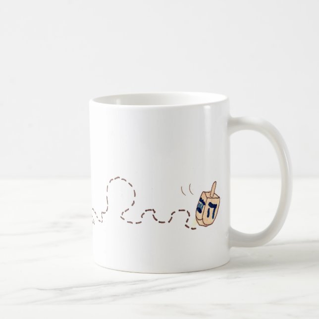 Lupin Chasing the Dreidel mug (Right)