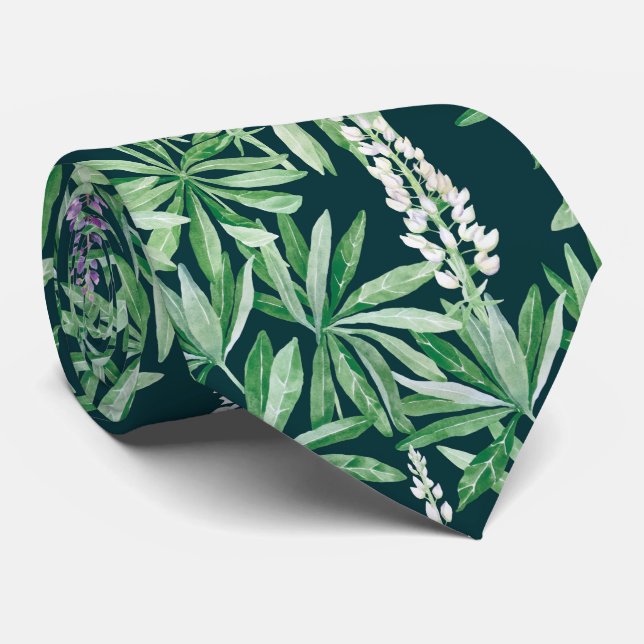 Lupin flower tie (Rolled)