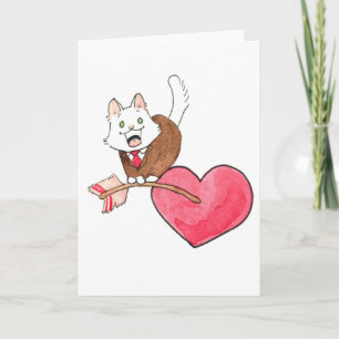 Lupin valentine holiday card