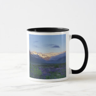 Lupine and the Main Divide, Arthur's Pass, South Mug