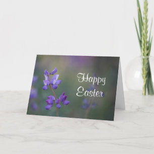 Lupine Happy Easter Holiday Card
