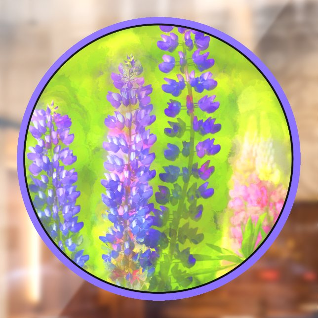 Lupine Painting - Original Flower Art (Sheet 2)