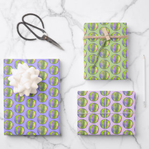 Lupine Painting - Original Flower Art Wrapping Paper Sheet
