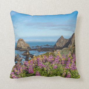 Lupine Wildflowers Cover The Hills Cushion