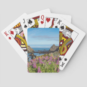 Lupine Wildflowers Cover The Hills Playing Cards