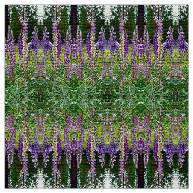 Lupines All in a Row Fabric (Swatch)