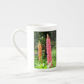 Lupines in a Cottage Garden - Martha's Vineyard Bone China Mug