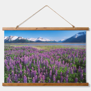 Lupines in Bloom Kenai Mountains, Alaska Hanging Tapestry