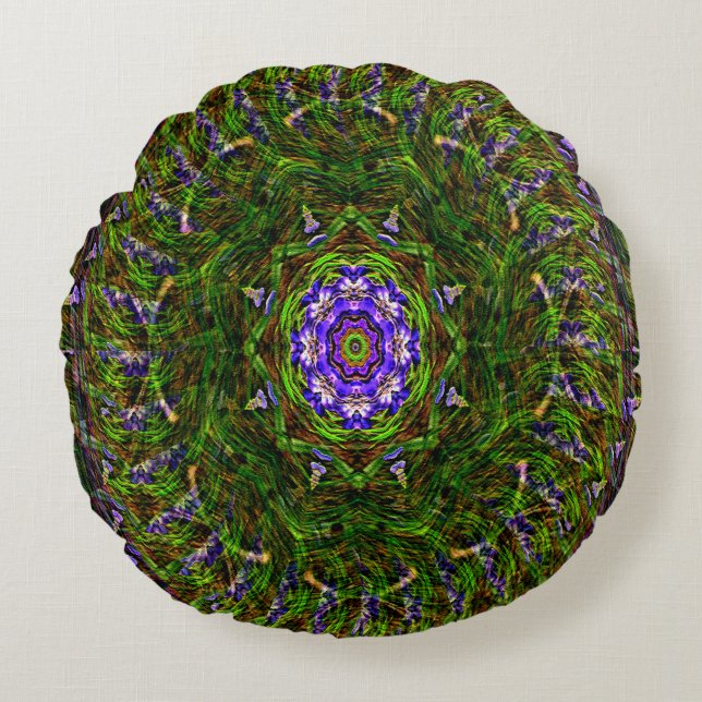 Lupines...... Round Cushion (Front)