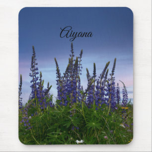 Lupins     mouse pad