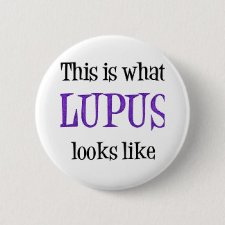 Lupus Awareness 6 Cm Round Badge