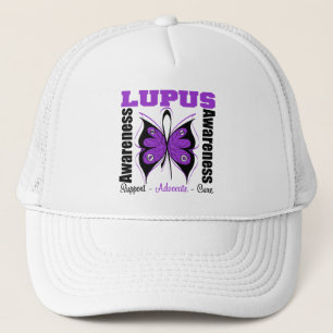Lupus Awareness Butterfly Trucker Hat