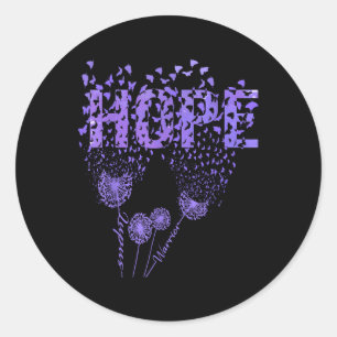 Lupus Awareness  Classic Round Sticker